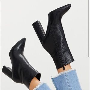 PLT black booties